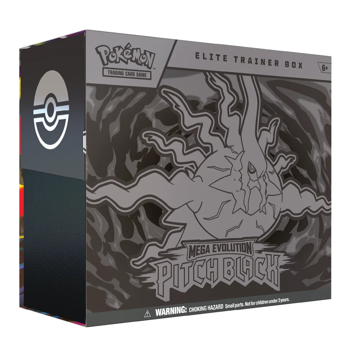 Front of the Pokémon TCG Pitch Black Elite Trainer Box