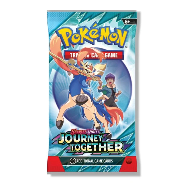 Journey Together booster pack featuring Zacian and its trainer