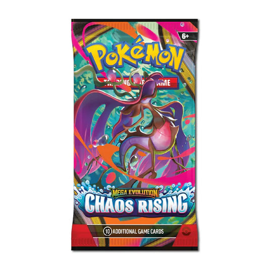 Chaos Rising booster pack wrapper artwork variant 1